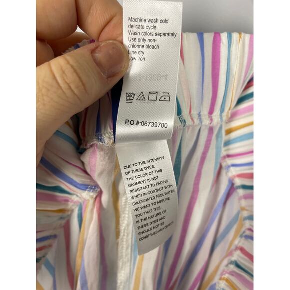 Swimsuits for All, Size 22/24, Pastel Maxi Cover-up, Strapless Rayon Lightweight - Picture 5 of 7